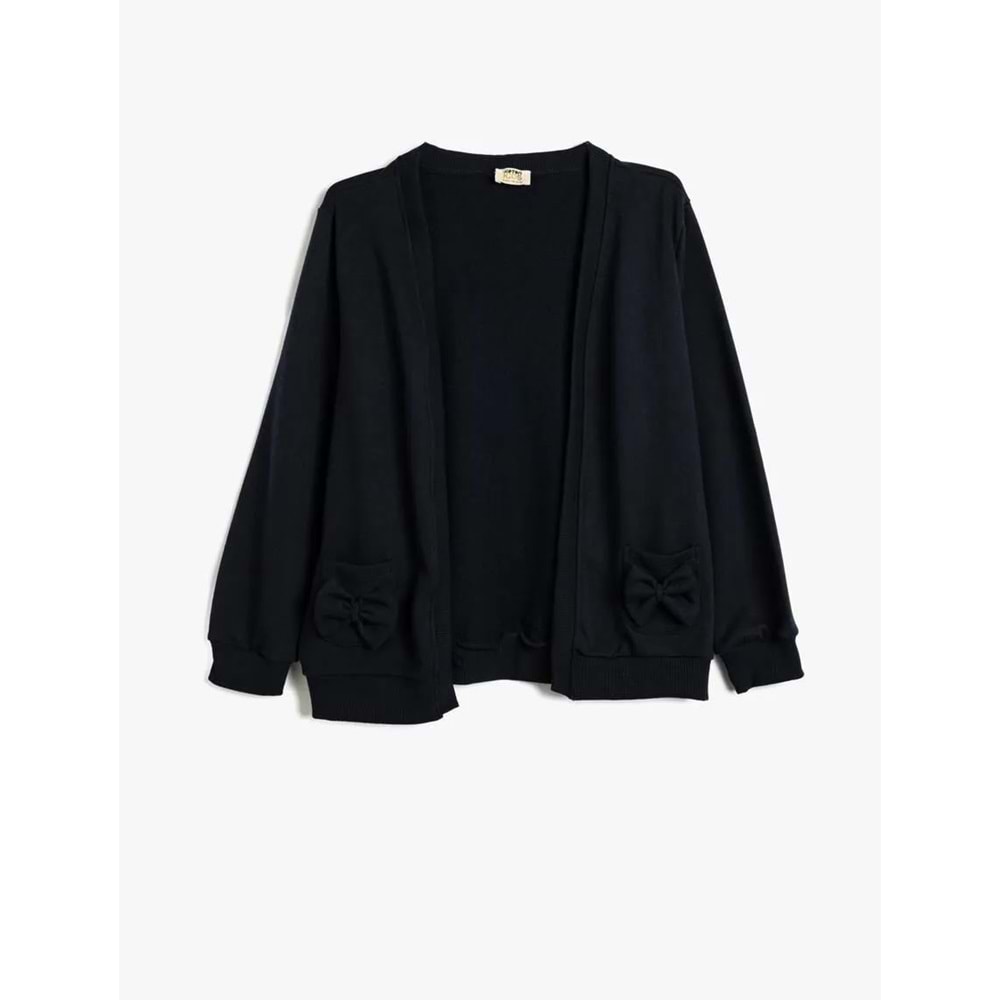 Kız Çocuk Giyim Sweatshirt - KOTON - 5WKG10389AK - LACİVERT - 5-6 YAŞ