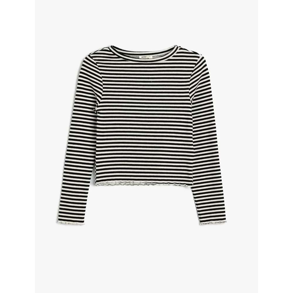 Kız Çocuk Basic Tişört Uzun Kollu - 5WKG10297AK - 13-14 YAŞ - ST00007479-418182