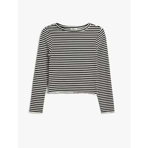 Kız Çocuk Basic Tişört Uzun Kollu - 5WKG10297AK - 13-14 YAŞ - ST00007479-418182