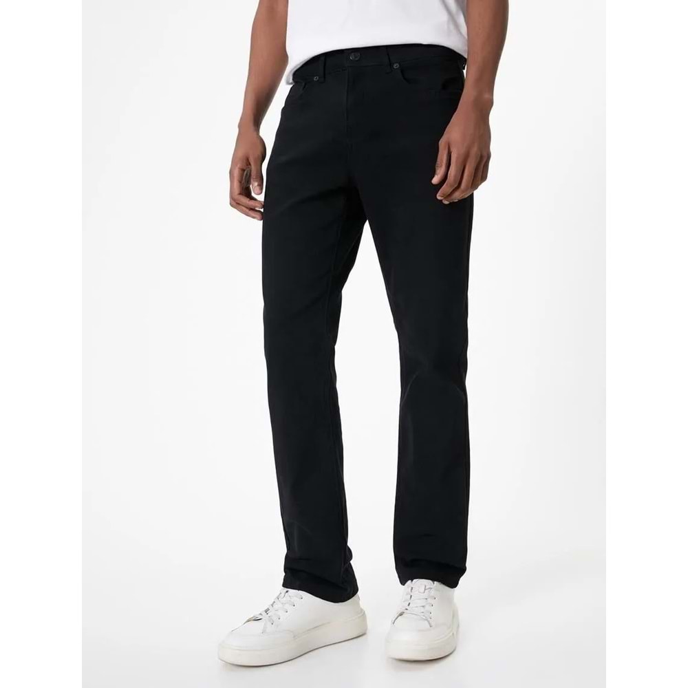 Straight Fit Boru Paça Kot Pantolon - Mark Jean - KOTON - 5WAM40026ND - SİYAH - 34/30