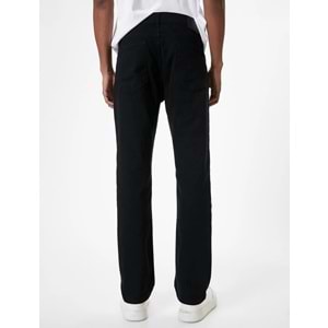 Straight Fit Boru Paça Kot Pantolon - Mark Jean - KOTON - 5WAM40026ND - SİYAH - 34/30