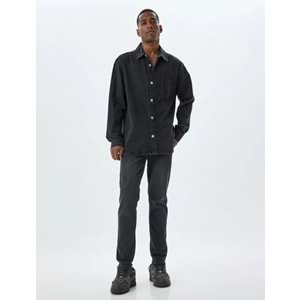 Slim Fit Kot Pantolon - Brad Jean - KOTON - 5WAM40174ND - SİYAH - 30/30