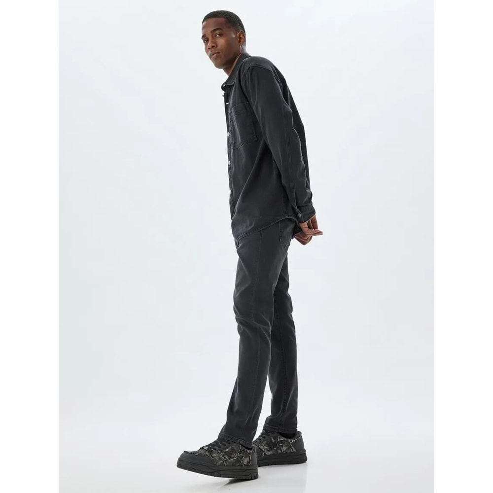 Slim Fit Kot Pantolon - Brad Jean - KOTON - 5WAM40174ND - SİYAH - 30/30