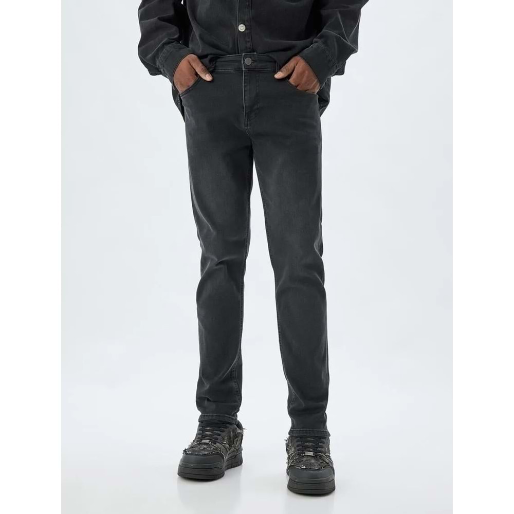 Slim Fit Kot Pantolon - Brad Jean - KOTON - 5WAM40174ND - SİYAH - 30/30