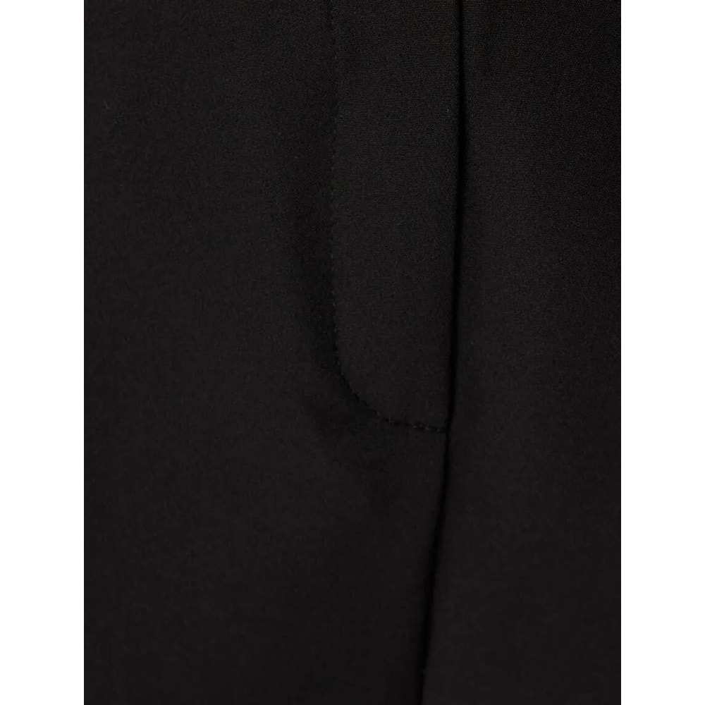 Cigarette Pantolon Yüksek Bel Cepli Kemerli - KOTON - 5WAK40012UW - SİYAH - 36