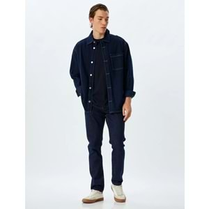 Slim Fit Kot Pantolon - Brad Jean - KOTON - 5WAM40112ID - KOYU İNDİGO - 32/30