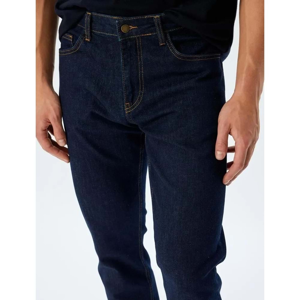 Slim Fit Kot Pantolon - Brad Jean - KOTON - 5WAM40112ID - KOYU İNDİGO - 32/30