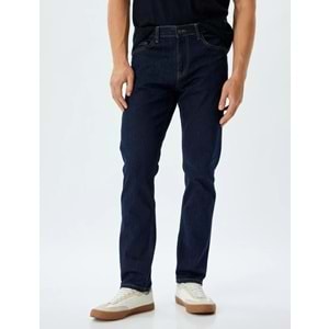 Slim Fit Kot Pantolon - Brad Jean - KOTON - 5WAM40112ID - KOYU İNDİGO - 32/30