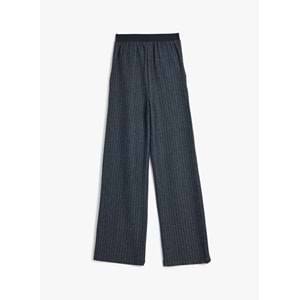 Kız Çocuk Giyim Pantolon - KOTON - 5WKG40203AK - LACİVERT ÇİZGİLİ - 6-7 YAŞ