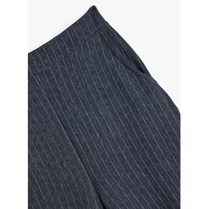 Kız Çocuk Giyim Pantolon - KOTON - 5WKG40203AK - LACİVERT ÇİZGİLİ - 6-7 YAŞ