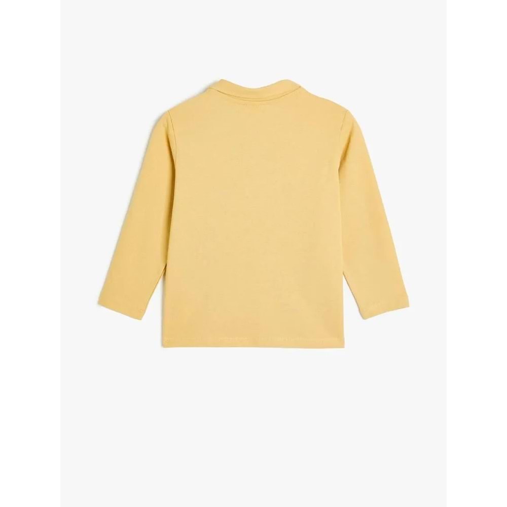 Erkek Çocuk Giyim Polo Tişört - KOTON - 5WKB10442TK - DEVE TÜYÜ - 5-6 YAŞ