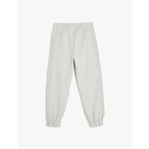 Kız Çocuk Jogger Eşofman Altı - KOTON - 5WKG40009AK - GRİ - 5-6 YAŞ