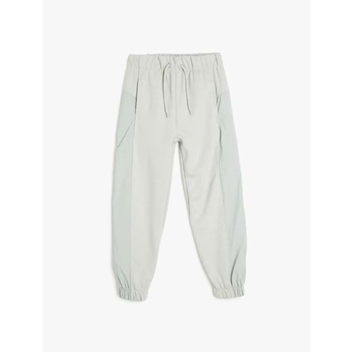 Kız Çocuk Jogger Eşofman Altı Paraşüt Kumaş Detaylı 5WKG40009AK