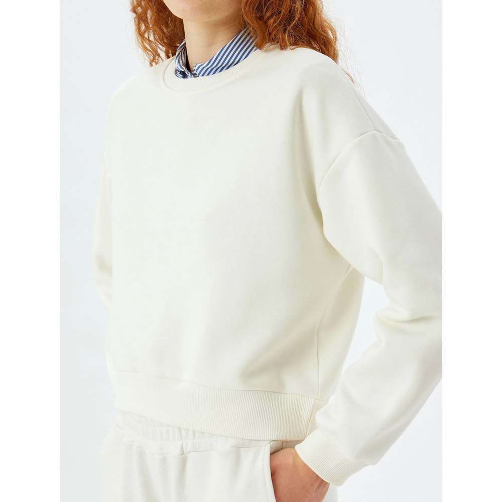 Üç İplik Şardonlu Basic Sweatshirt 5WAK10024PK