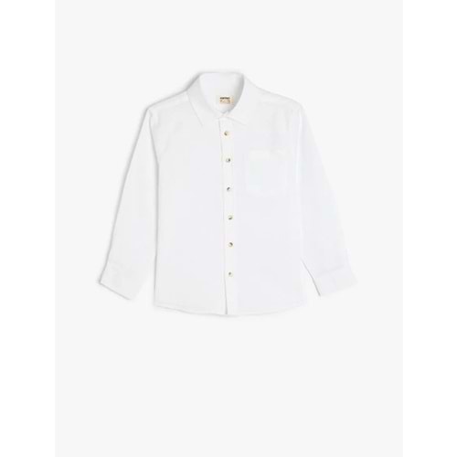 Erkek Çocuk Uzun Kollu Basic Gömlek 5SKB60049TW