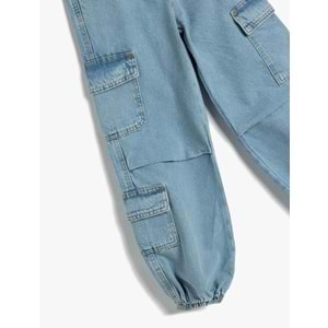 Kız Çocuk Jogger Kot Pantolon 5SKG40023AD