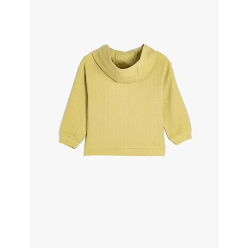 Erkek Bebek Pamuklu Kanguru Cepli Sweatshirt 5SMB10025TK