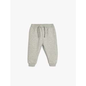 Erkek Bebek Basic Jogger Eşofman Altı 5SMB40034TK - KOTON - GRİ - 12-18 AY