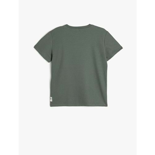 Erkek Çocuk Pamuklu Kısa Kollu Oversize Basic Tişört 5SKB10010TK