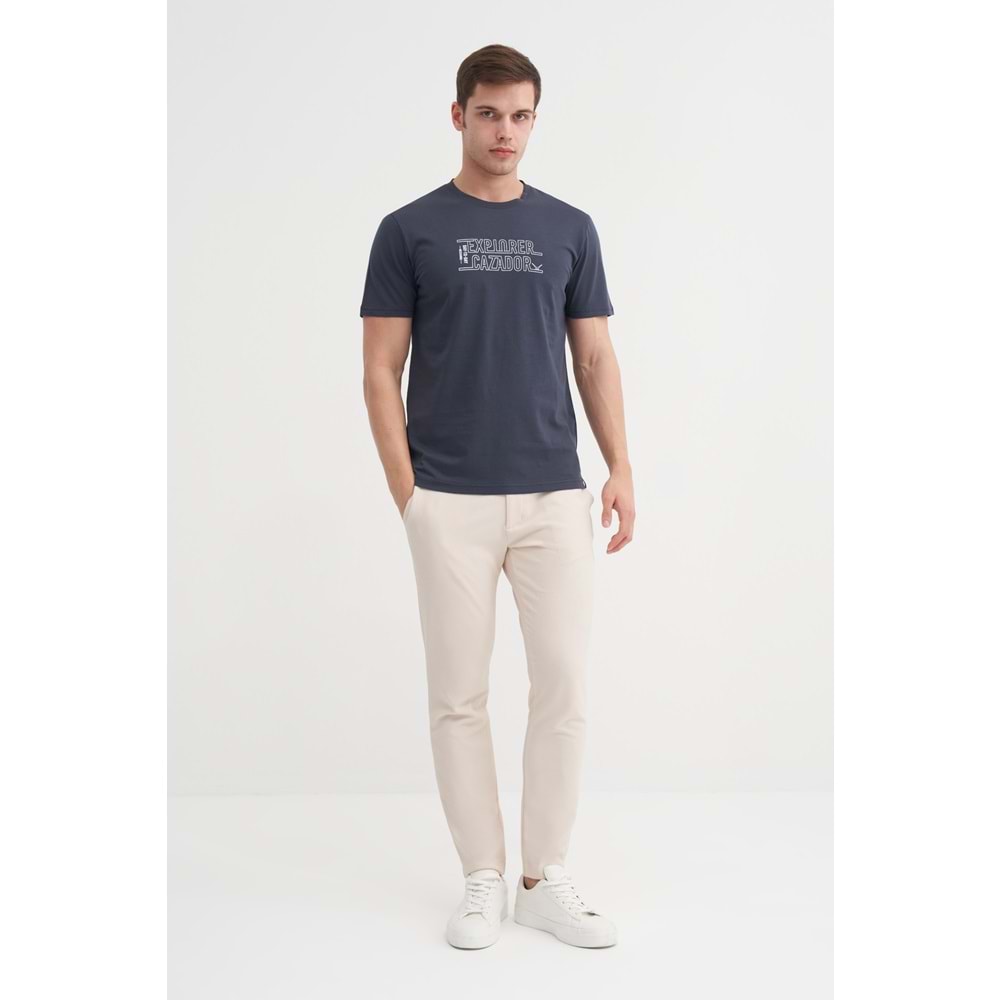 CAZ 4043 BIS YK T-SHIRT - CAZADOR - ANTRASİT - XL