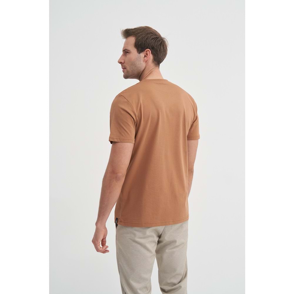 CAZ 4043 BIS YK T-SHIRT - CAZADOR - SÜTLÜ KAHVE - XL