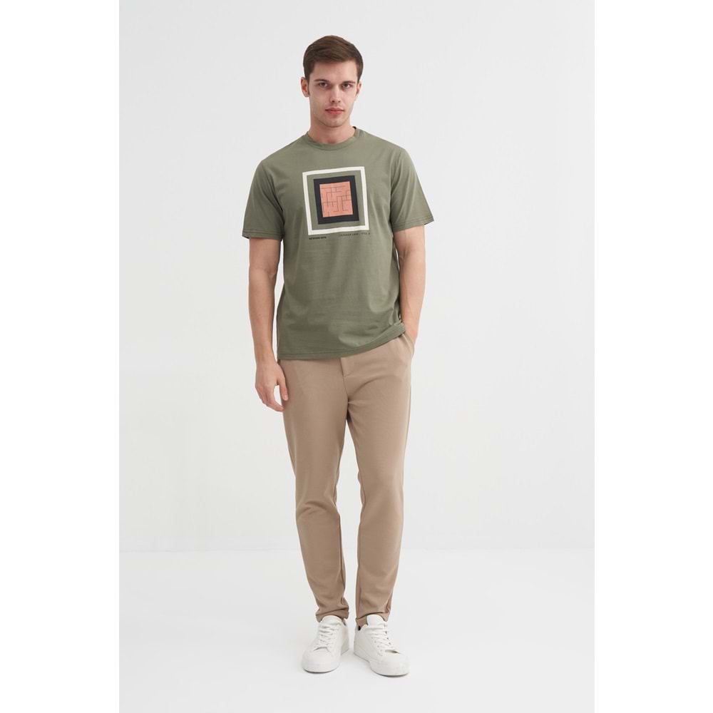 CAZ 4117 BIS YK T-SHIRT - CAZADOR - HAKİ - L