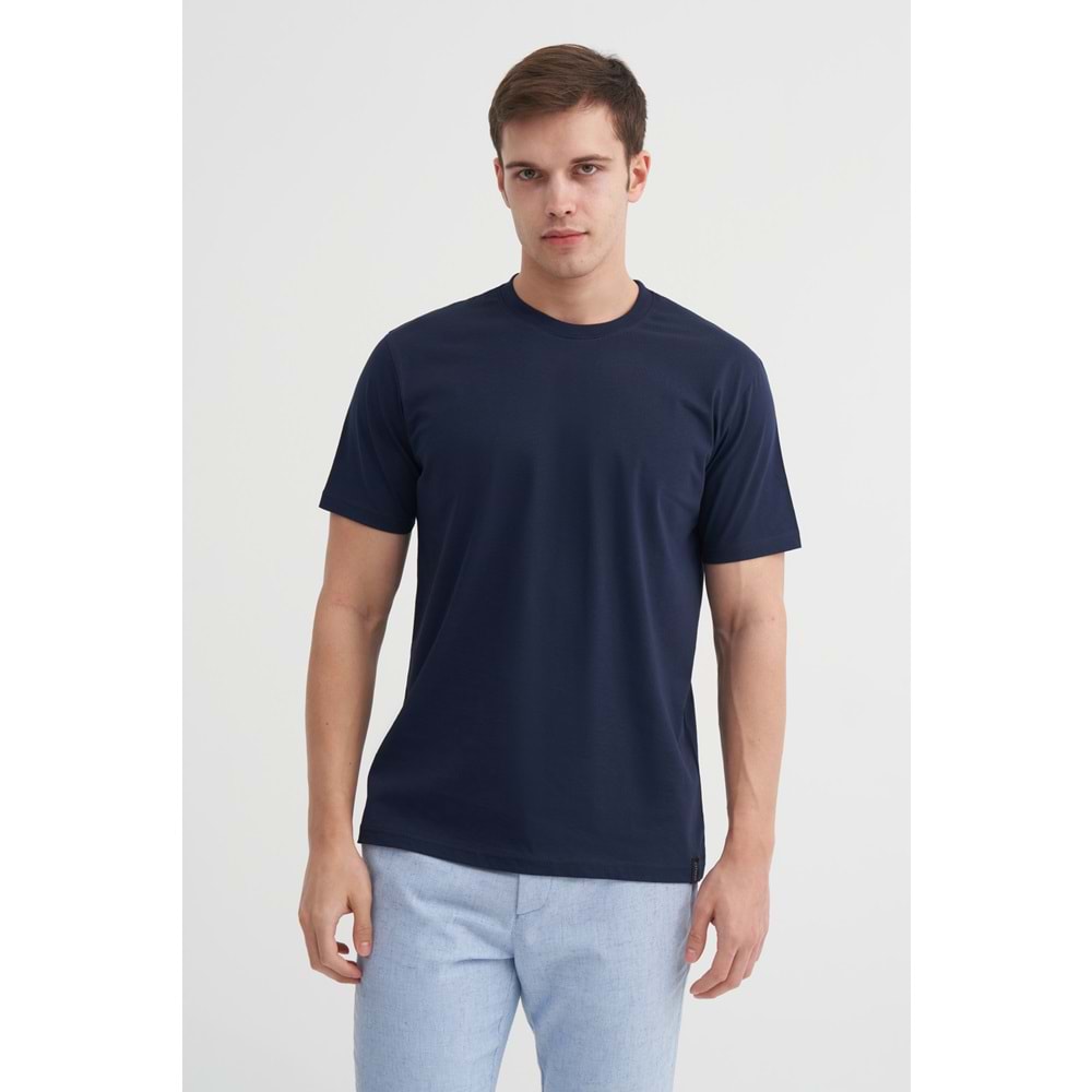 CAZ 4627 BIS YK T-SHIRT - CAZADOR - LACİVERT - M