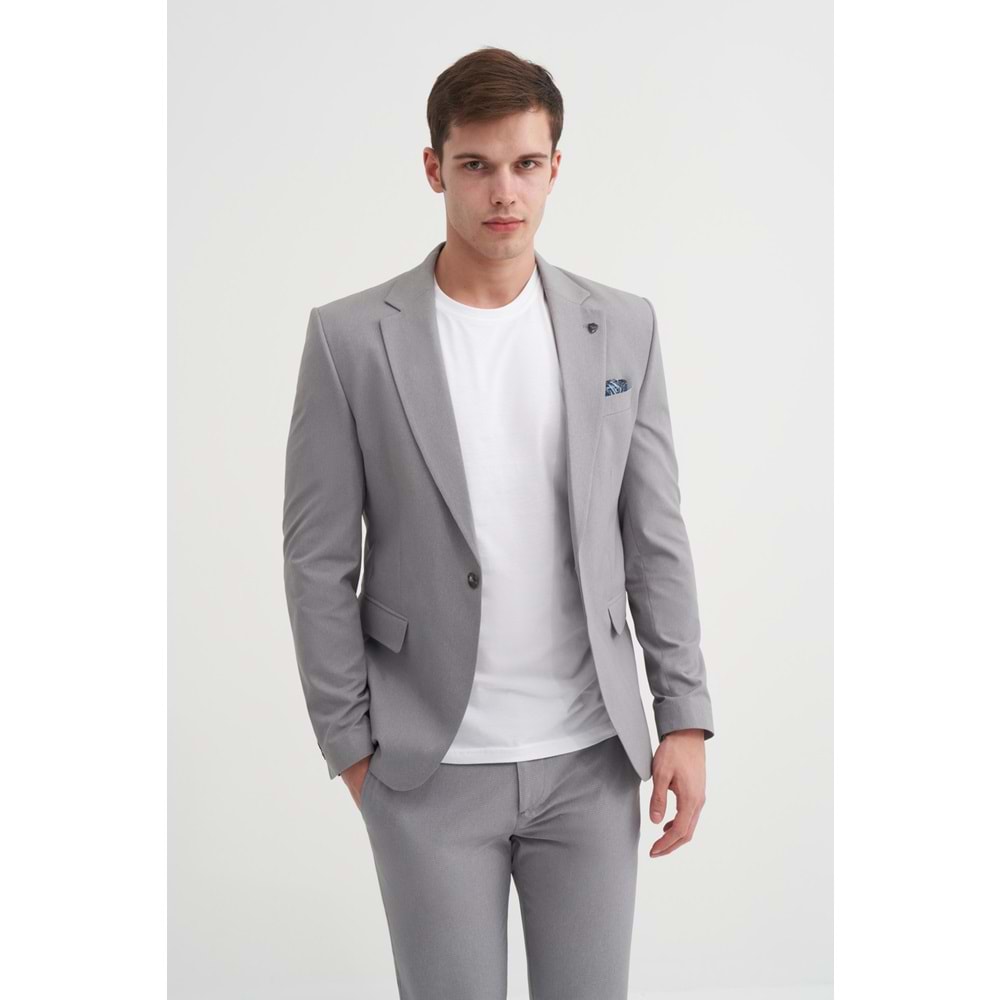 CAZ 1105 BLAZER CEKET - CAZADOR - GRİ - 50