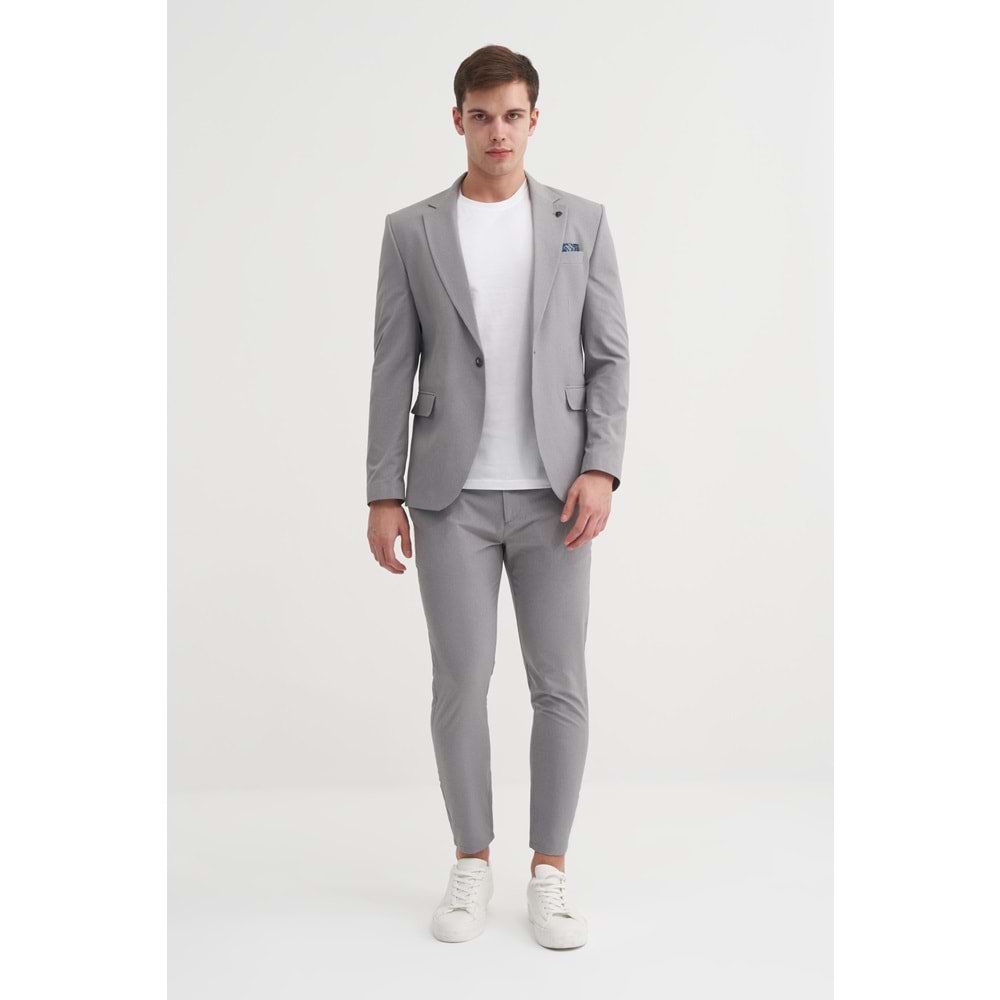 CAZ 1105 BLAZER CEKET - CAZADOR - GRİ - 50