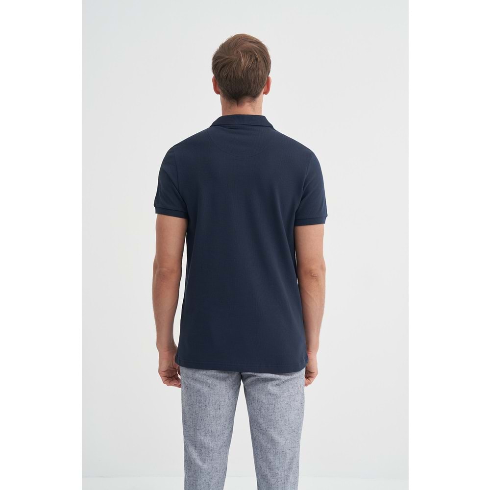 CAZ 4613 POLO PİKE T-SHIRT - CAZADOR - LACİVERT - L