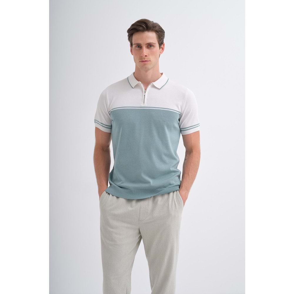 CAZ 3032 POLO YK. TRİKO T-SHIRT - CAZADOR - S.BLUE - L