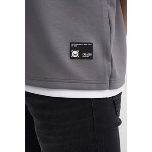 CAZ 4003 BIS YK T-SHIRT - CAZADOR - KOYU GRİ - XL