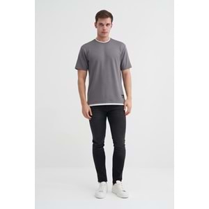 CAZ 4003 BIS YK T-SHIRT - CAZADOR - KOYU GRİ - XL