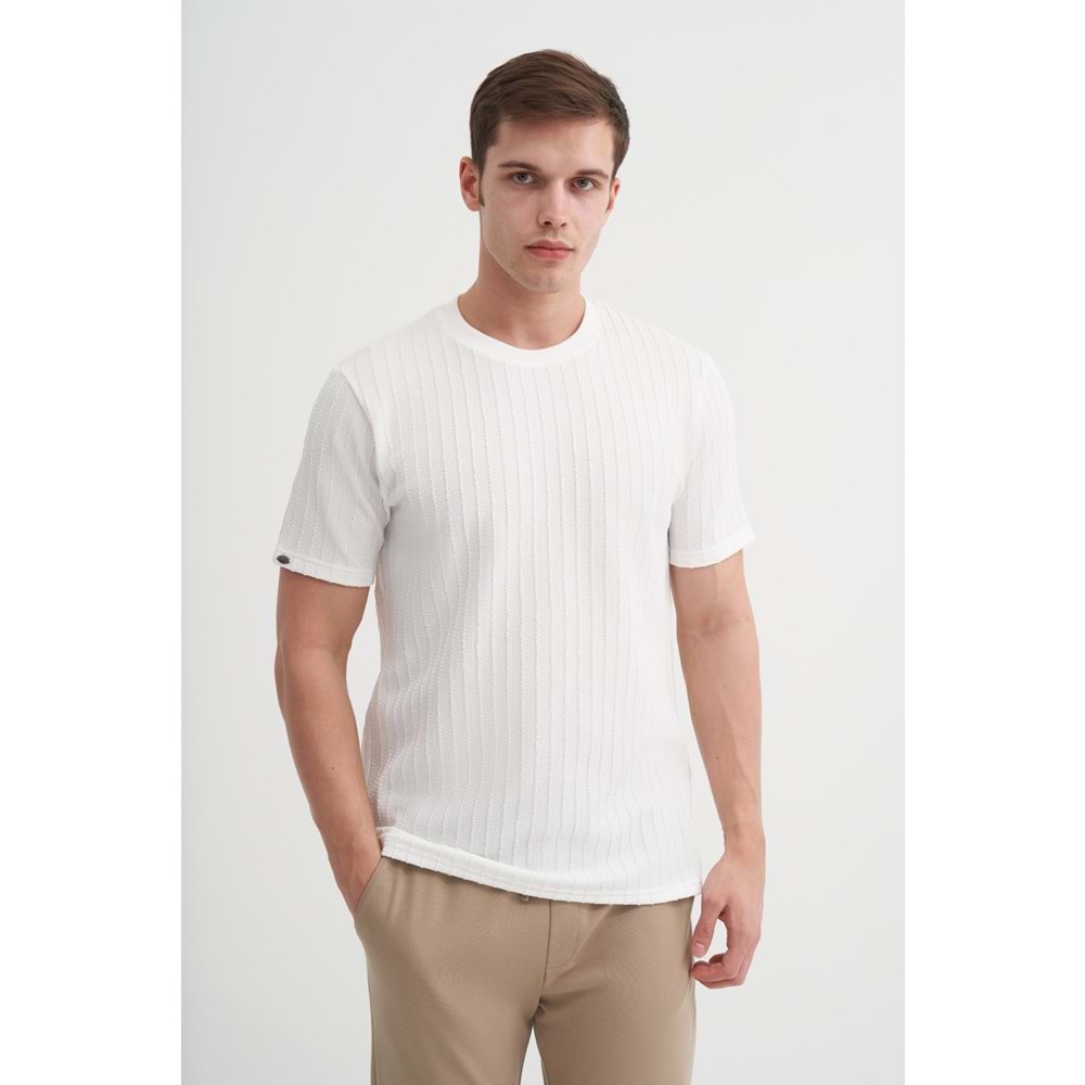 CAZ 4051 BIS YK T-SHIRT - CAZADOR - BEYAZ - XL