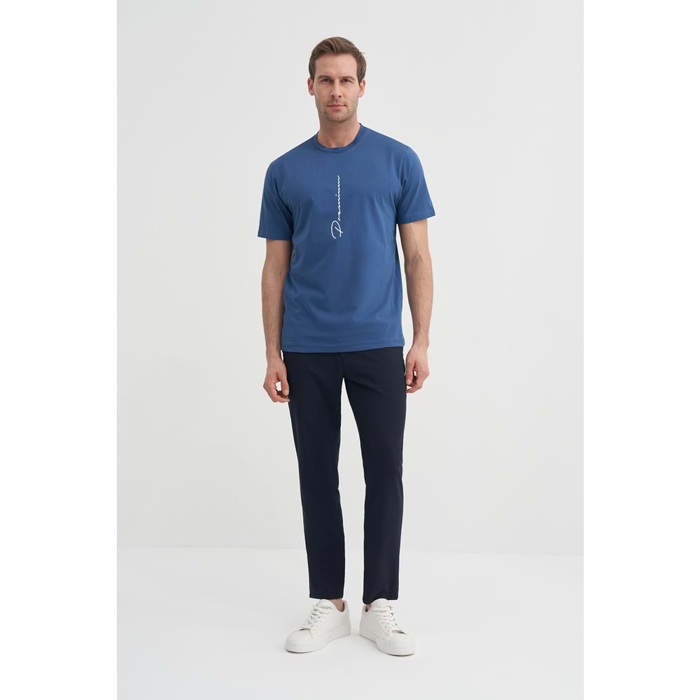 CAZ 4091 BIS YK T-SHIRT - CAZADOR - İNDİGO - M
