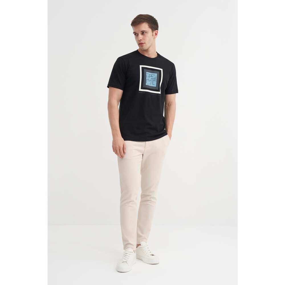 CAZ 4117 BIS YK T-SHIRT - CAZADOR - SİYAH - L