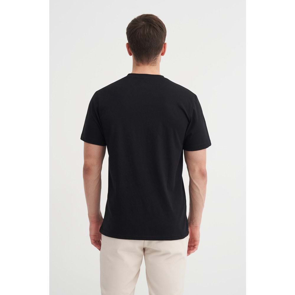 CAZ 4117 BIS YK T-SHIRT - CAZADOR - SİYAH - L