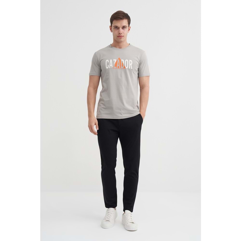 CAZ 4155 BIS YK T-SHIRT - CAZADOR - GRİ - L