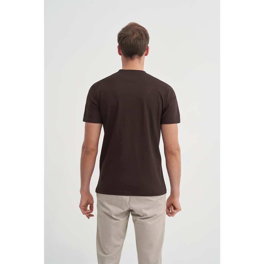CAZ 4156 BIS YK T-SHIRT - CAZADOR - KAHVE - M