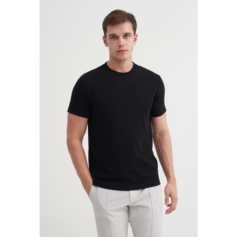 CAZ 4240 BIS YK T-SHIRT - CAZADOR - SİYAH - L