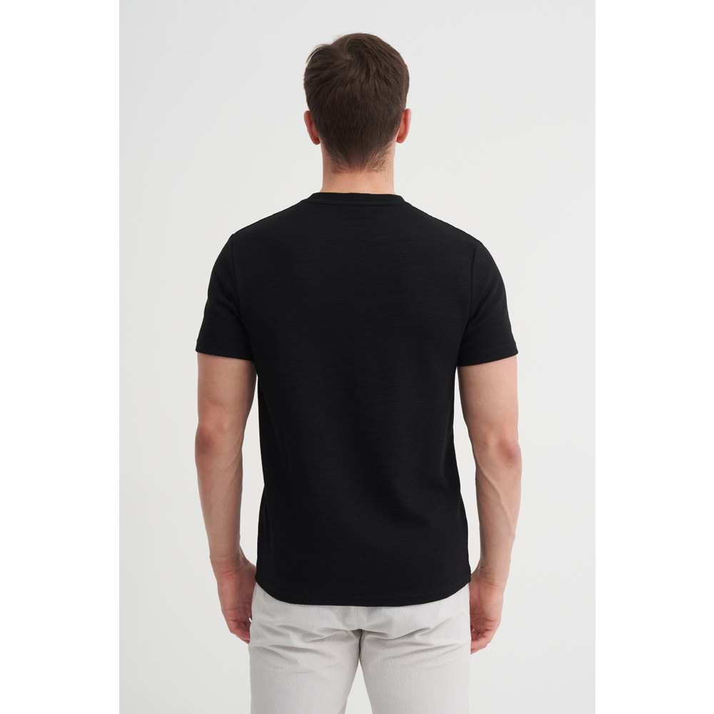 CAZ 4240 BIS YK T-SHIRT - CAZADOR - SİYAH - L