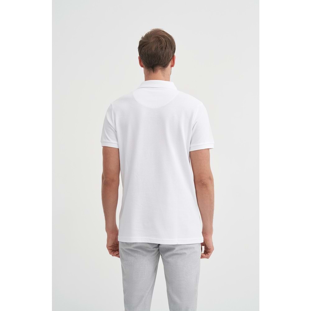 CAZ 4613 POLO PİKE T-SHIRT - CAZADOR - BEYAZ - L