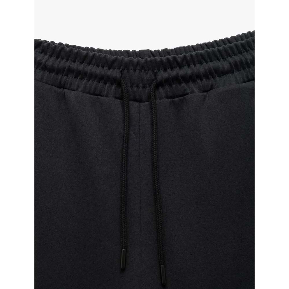 Geniş Paça Eşofman Altı 5SAK30021EK - KOTON - SİYAH - S