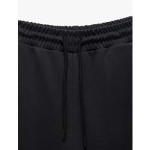 Geniş Paça Eşofman Altı 5SAK30021EK - KOTON - SİYAH - S