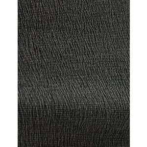 Yuvarlak Yaka Drape Detaylı Asimetrik Kolsuz Tişört 5SAK50005EK - KOTON - ANTRASİT - L