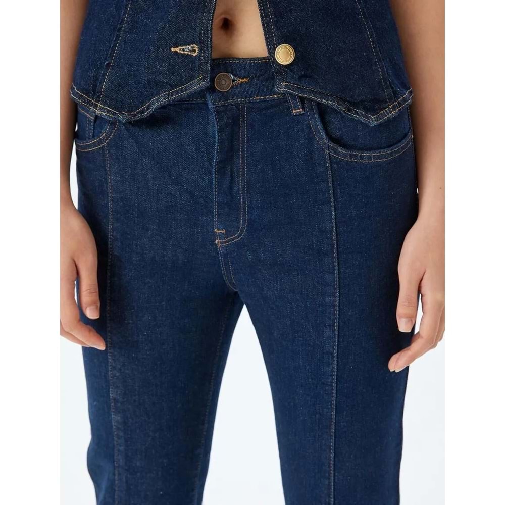 İspanyol Paça i Normal Bel Kot Pantolon 5SAL40051MD