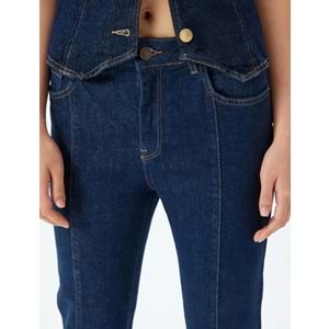 İspanyol Paça i Normal Bel Kot Pantolon 5SAL40051MD