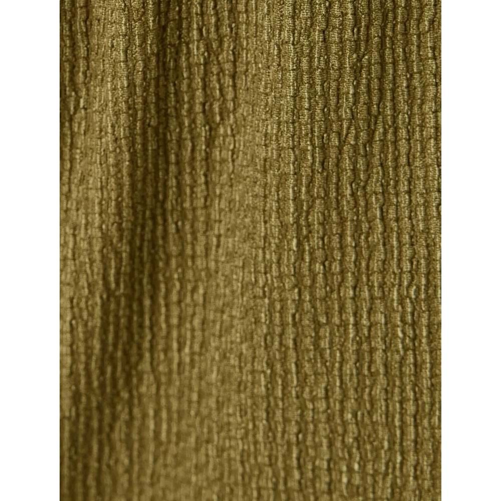 Yüksek Bel Geniş Paça Beli Bağcıklı Pantolon 5SAL40073IK - KOTON - HAKİ - S