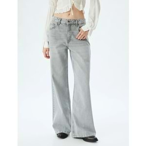 Geniş Paça Kot Pantolon 5WAL40119MD