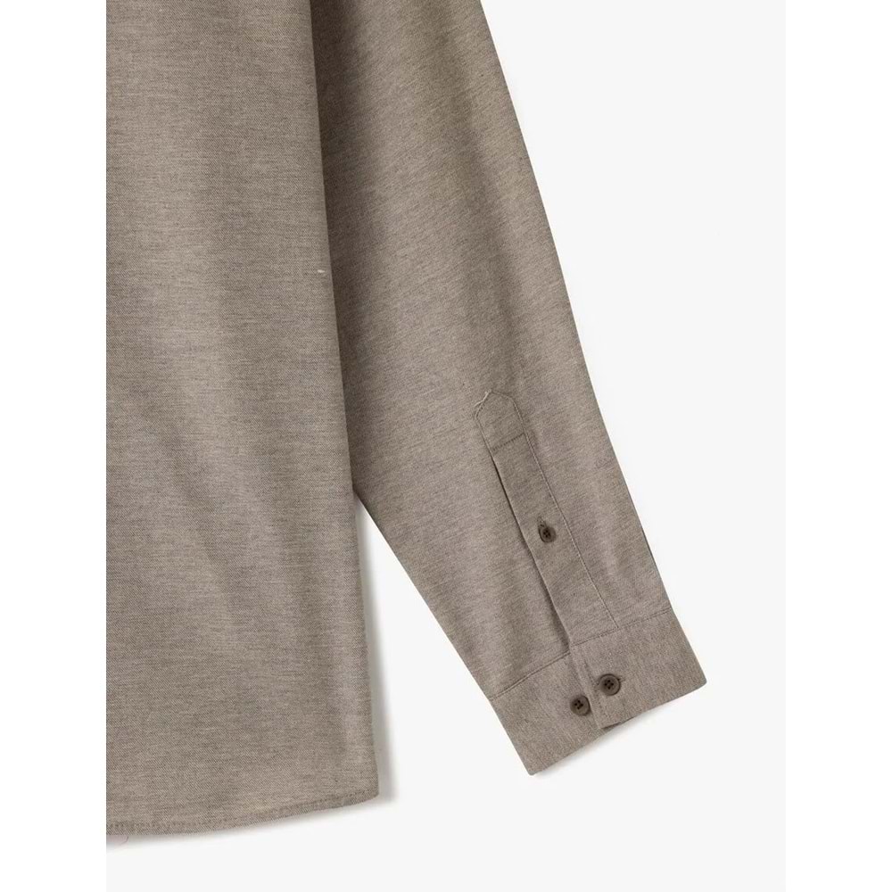 Uzun Kollu Slim Fit Gömlek 5SAM60070HW